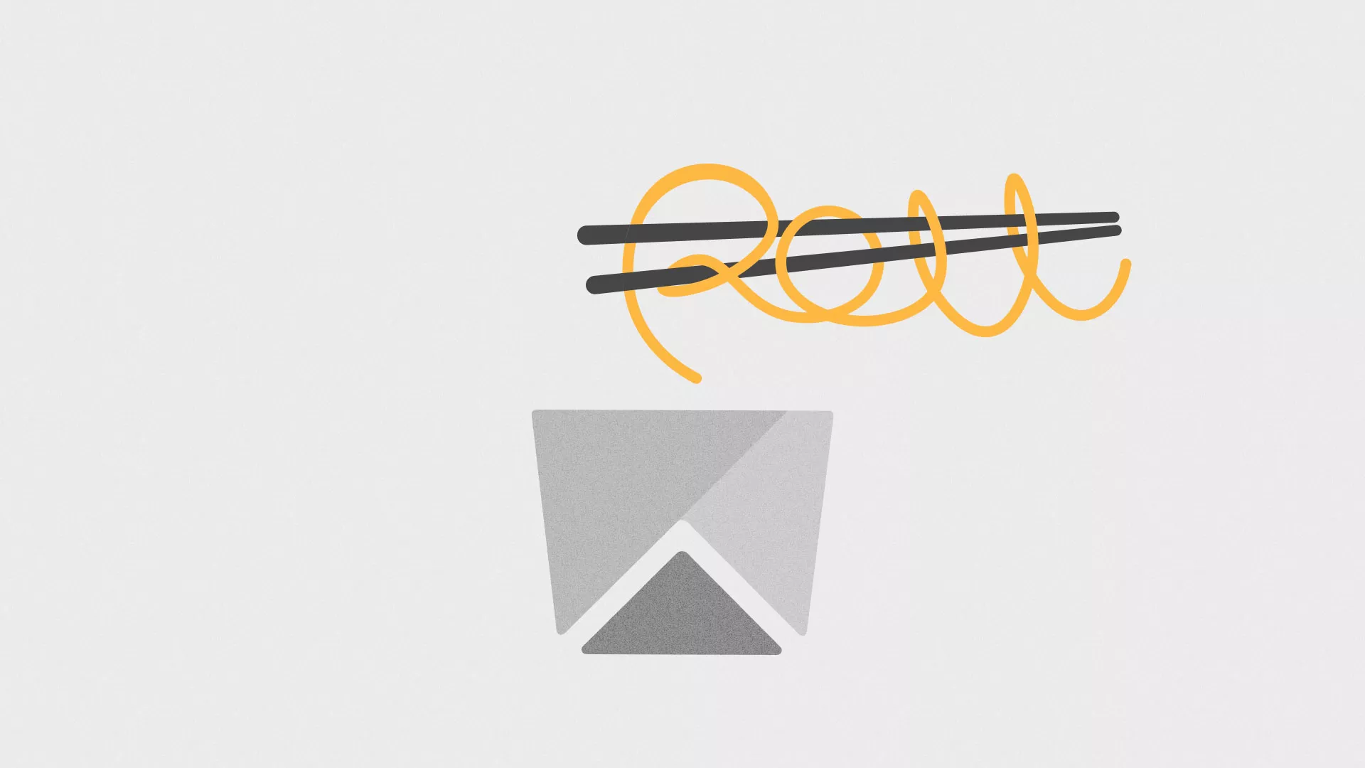 Оформление меню суши-бара «Roll Wok Club» в Карасуке